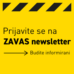 Prijava na newsletter ZAVAS